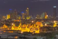 King Palace and Business District Bangkok Thailand